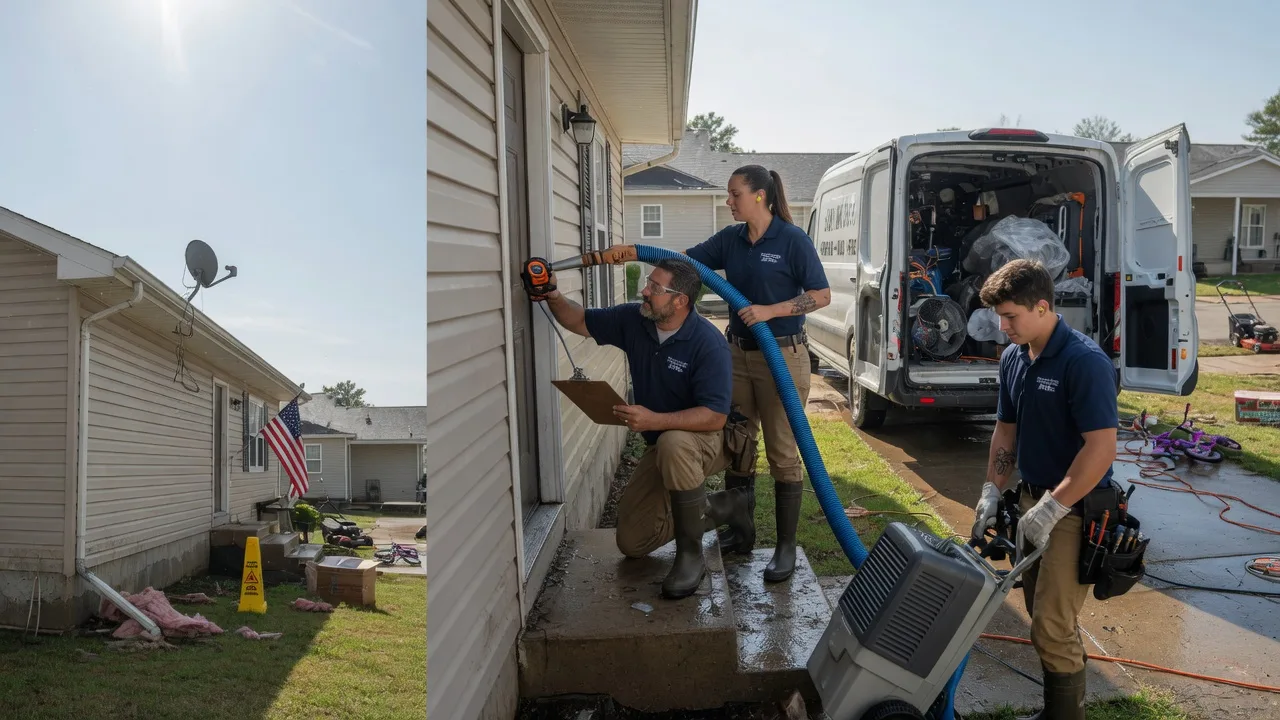 Ceiling Water Damage Restoration in Saint Charles, AR near me